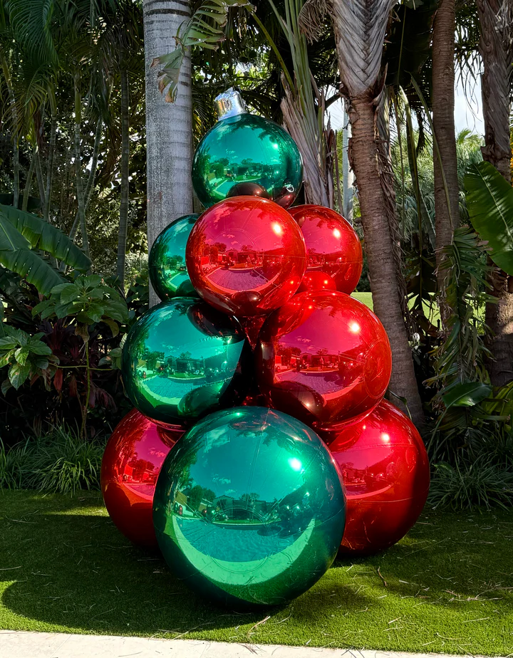 Inflatable Christmas round balls